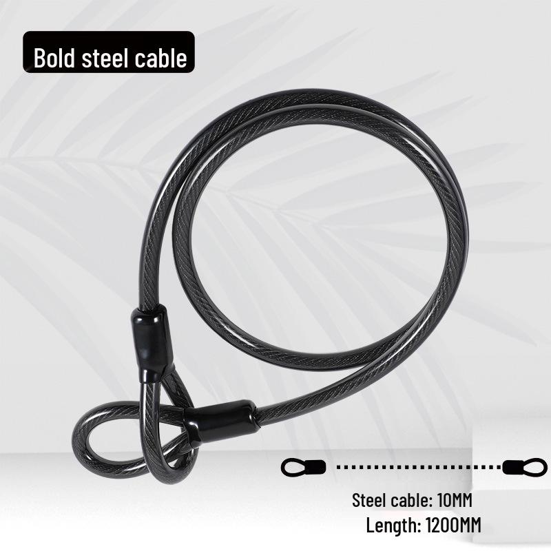 Antikradenžový pružinový kabel pro připomenutí pro zámek kotoučové brzdy - Elektrokolo, Motocykl, Kolo, Helma.