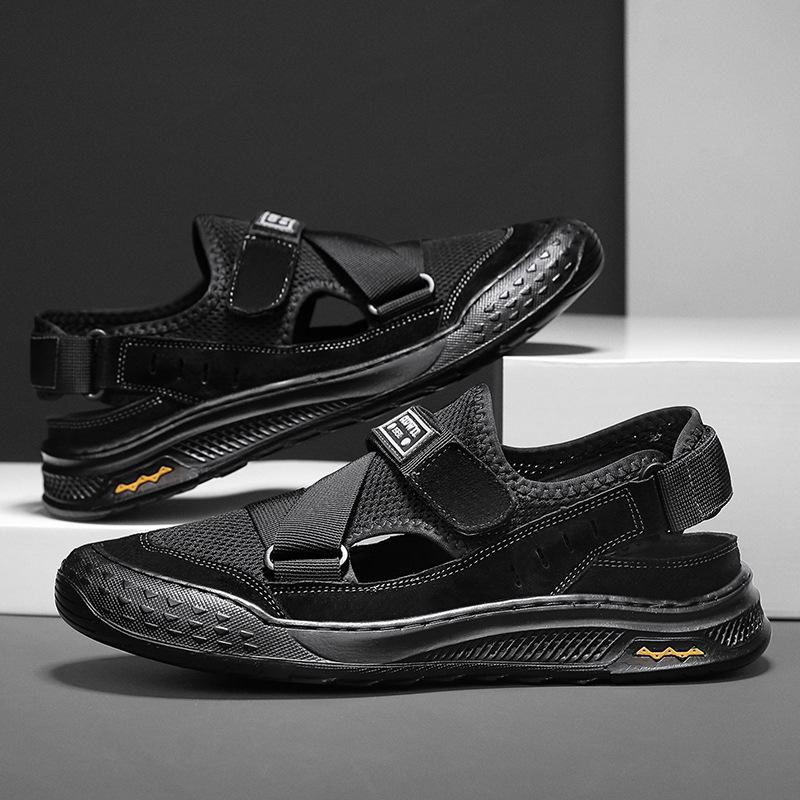 New summer men's bag head sandals non-slip breathable beach shoes versatile outer wear casual sports summer shoes