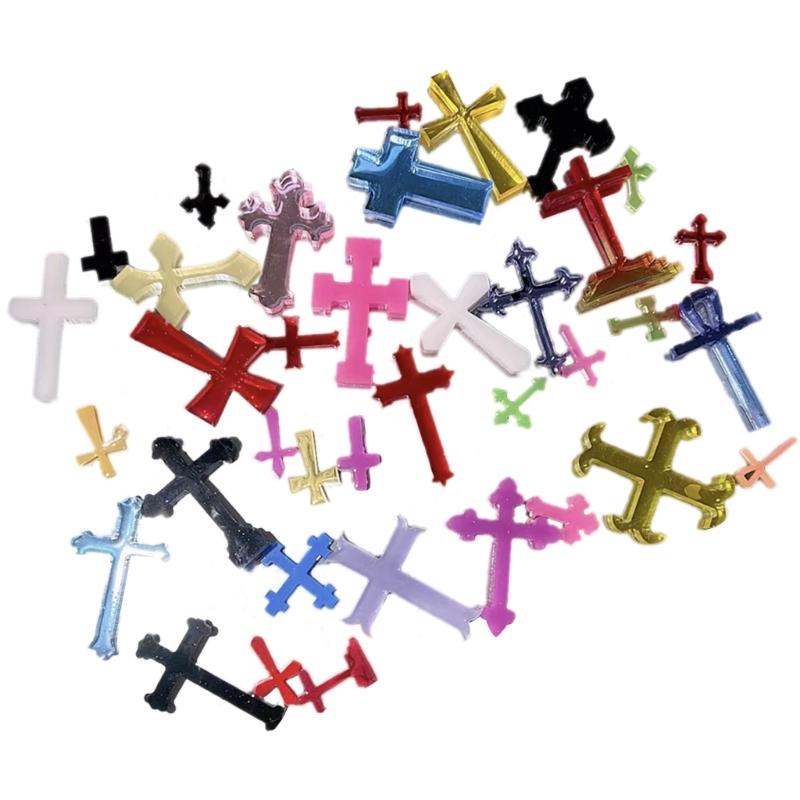 Resin Shaker Fillings Mold,Silicone Crucifix Mold Epoxy Resin Mold Filler Quicksand Casting Filling Mold for Jewelry Ma