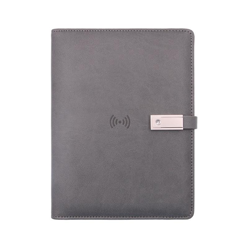 A5 Wireless Charging Notebook: Business Planner & Meeting Notes Organizer