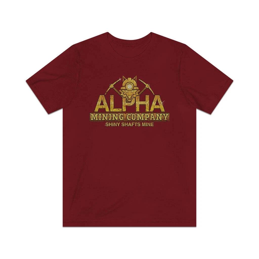 

Alpha Mining Company 2025 Vintage Men s T shirt M