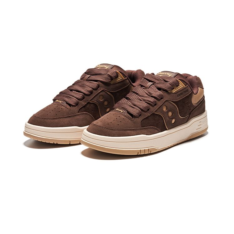 SAUCONY Chilltime Bread Shoes Comfortable Sports Durable Low-Top Casual Shoes Unisex Sneaker Brown S79045-6