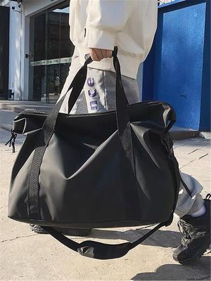 Handheld Travel Bag, Large Capacity Sports And Fitness Bag, Lightweight Storage Luggage Bag, One Shoulder Crossbody Travel Bag