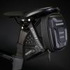 1L Bicycle Bag Large Capacity Bike Seat Bag Back Seat Pouch Reflective Bike Pocket Pack EVA for Mountain Road Bikes