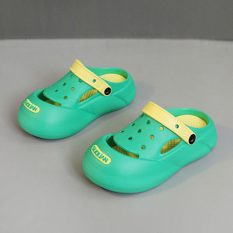 ZB outer wear heightening slippers new summer thick bottom outer wear Mori series heightening soft bottom