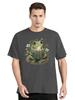Cute Cottagecore Floral Frog Aesthetic Graphic TShirt Casual T Shirt Cotton Tops Tees Unisexs Clothes Oversized Unisex Tshirt