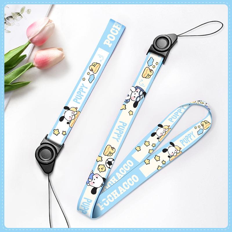 Lanyard Nero Multifunzionale Personalizzato Creativo con Porta Badge Separato per Badge Identificativi dei Dipendenti.