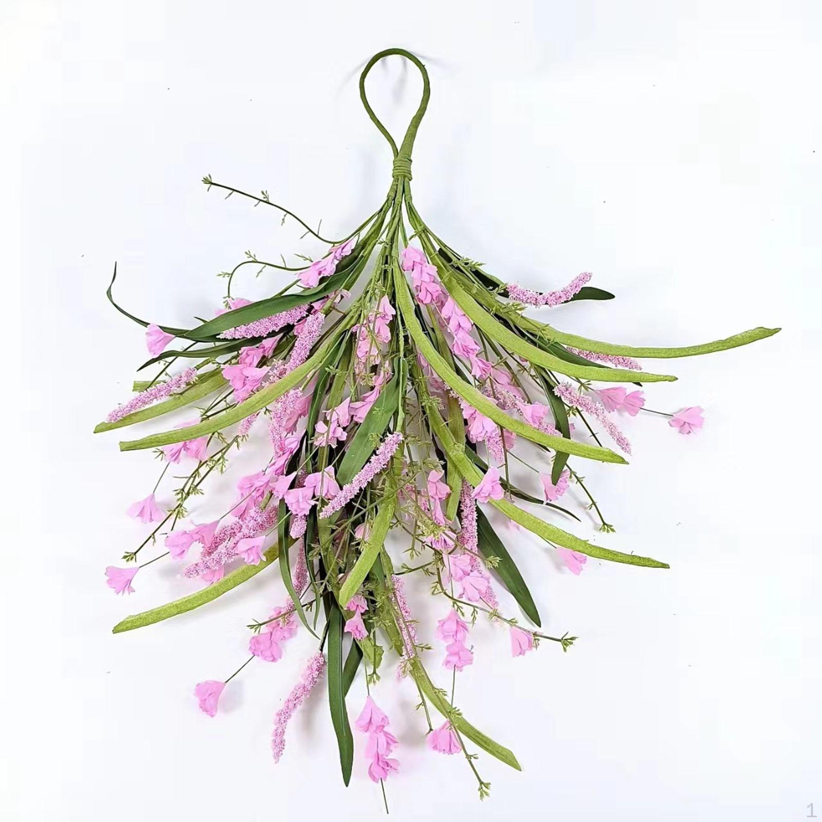 

Элегантный цветочный венок-капля для декора дома и сада Style B