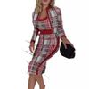 Chic Slimming Women's Three-Piece Set: Jacket, Vest & Skirt for Autumn and Spring