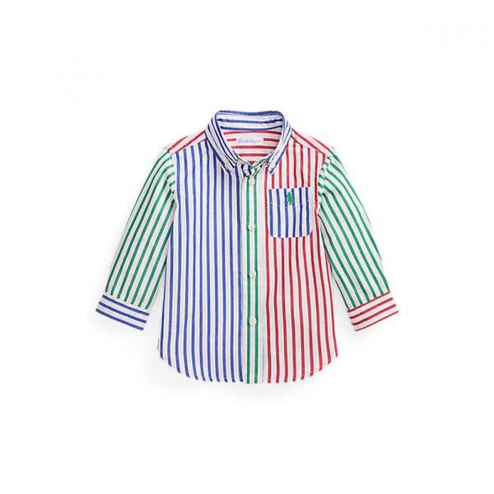 Polo Ralph Lauren Baby Boy Stripe Cotton Shirt Cwpowovi6820179999 18M