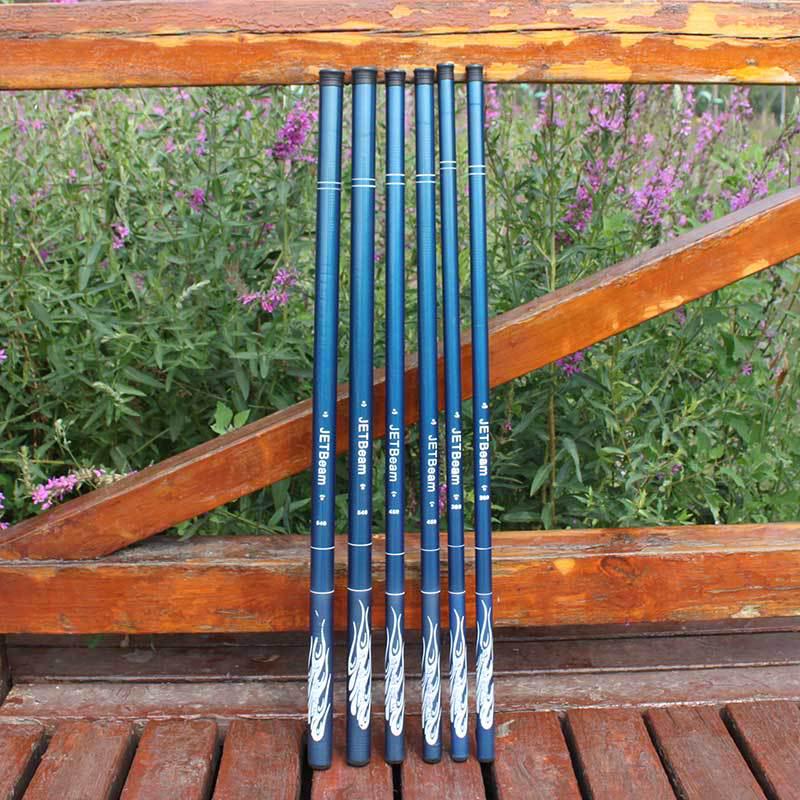 

FRP Stream Fishing Rod: Durable Hard Tone, Available in 3.6m, 4.5m, & 5.4m Lengths, Ideal for Short Section Fishing Tackle. 2.7 m