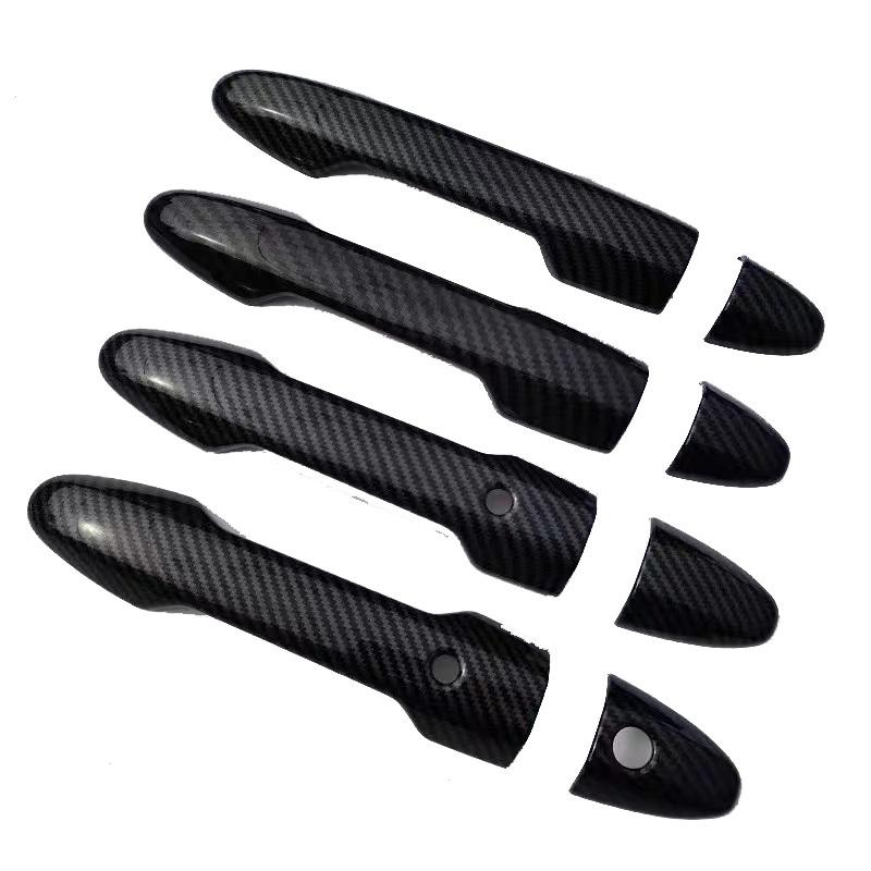 For Honda Freed GB5 GB6 GB7 GB8 2016 2017 Accessories Car ABS Carbon Black Door Handles Cover Auto Stickers Trim Styling