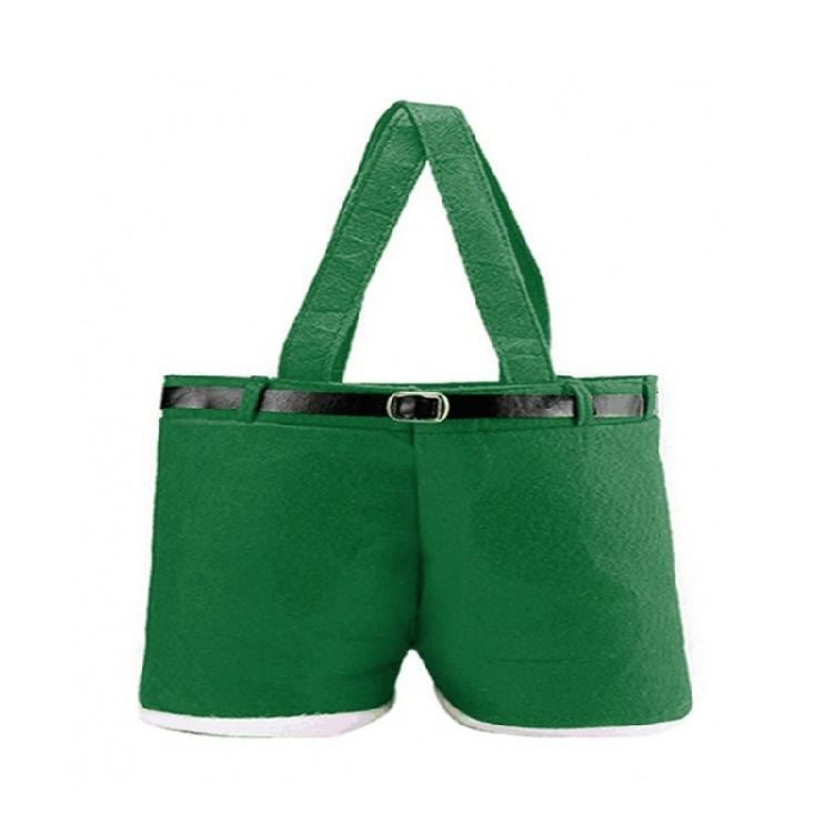 Christmas Decorations Gift Bag Candy Bags Santa Pants Style Lovely Treat Bags