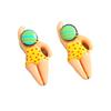 6 Stück Schwimmende Jungen Mädchen Sport Harzschuhe Ornamente DIY Lustige Armband Schnalle Charms Passend für Geburtstagsgeschenk