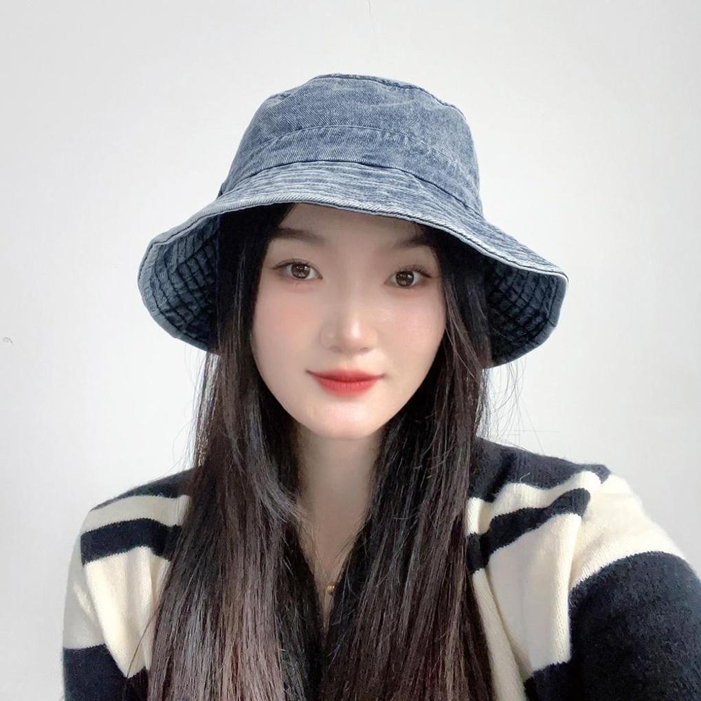 Newf Denim Bucket Hat (Medium Blue)