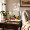 Fish Tank Cave Decorations Fruit Aquarium Hide Cave, Apple Pitaya Hideout, 3D Safe Shelter for Water Pets Printed Decorative Betta And Shrimp Breeding