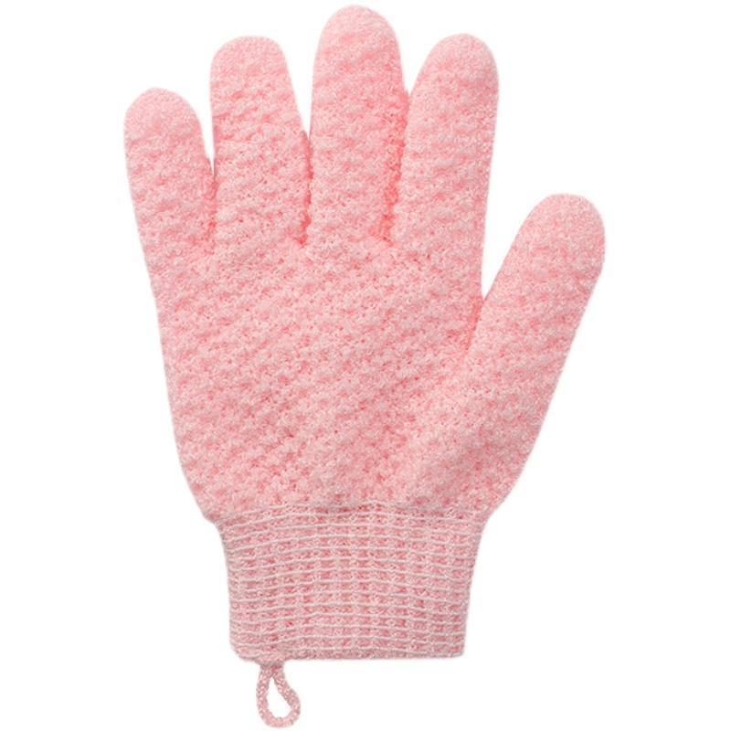 Shower Exfoliating Bath Gloves Shower Scrubber for Daily Use Bathroom Supplies 1pc Body Massage Sponge Gloves