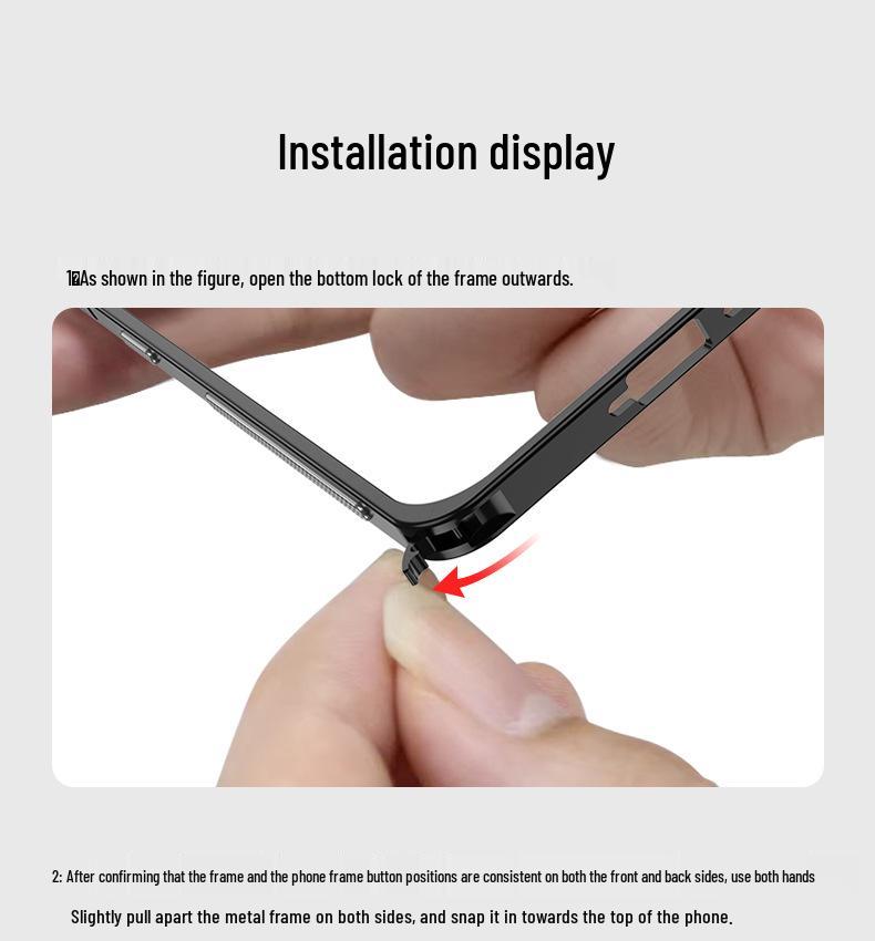 Xiaomi 17 Pro Max Snap-On Metal Heat Dissipation Phone Case