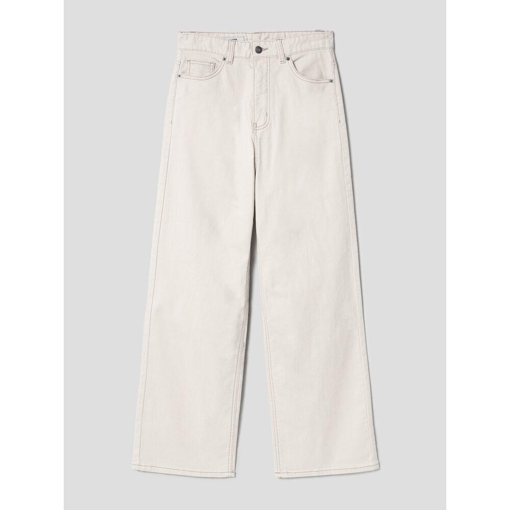 8SECONDS Peach Brushed Straight Pants Ivory