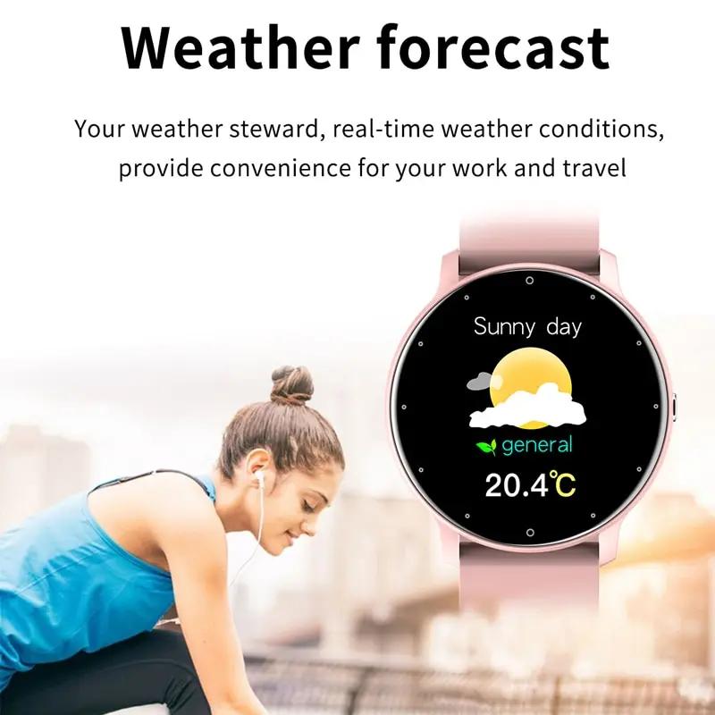 Men Smart band Watch Real-time Weather Forecast Activity Tracker Watches Heart Rate Monitor Sports Ladies Smart Watch Women