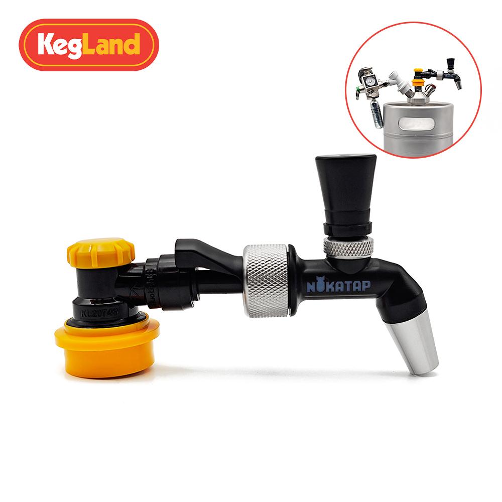 

KEGLAND Mini Tap Kits Beer Faucet Include Spring and Ball Lock Beer Brewing Homebrew Barware Tools