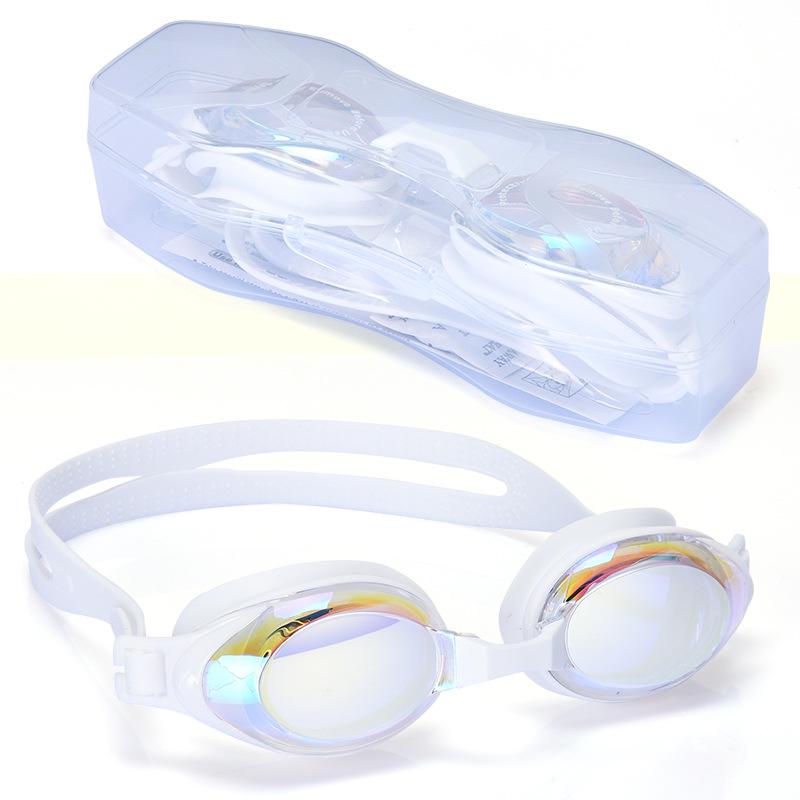 High-Definition Silicone Swimming Goggles for Adults - Waterproof, Professional Outdoor Eye Protection Swim Gear for Men and Women