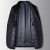 Men's Casual Suit Autumn and Winter Mulberry Silk Wool Single West Light Luxury Business Business Wool Suit Jacket