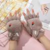 Plush Cat Paw Convertible Mittens