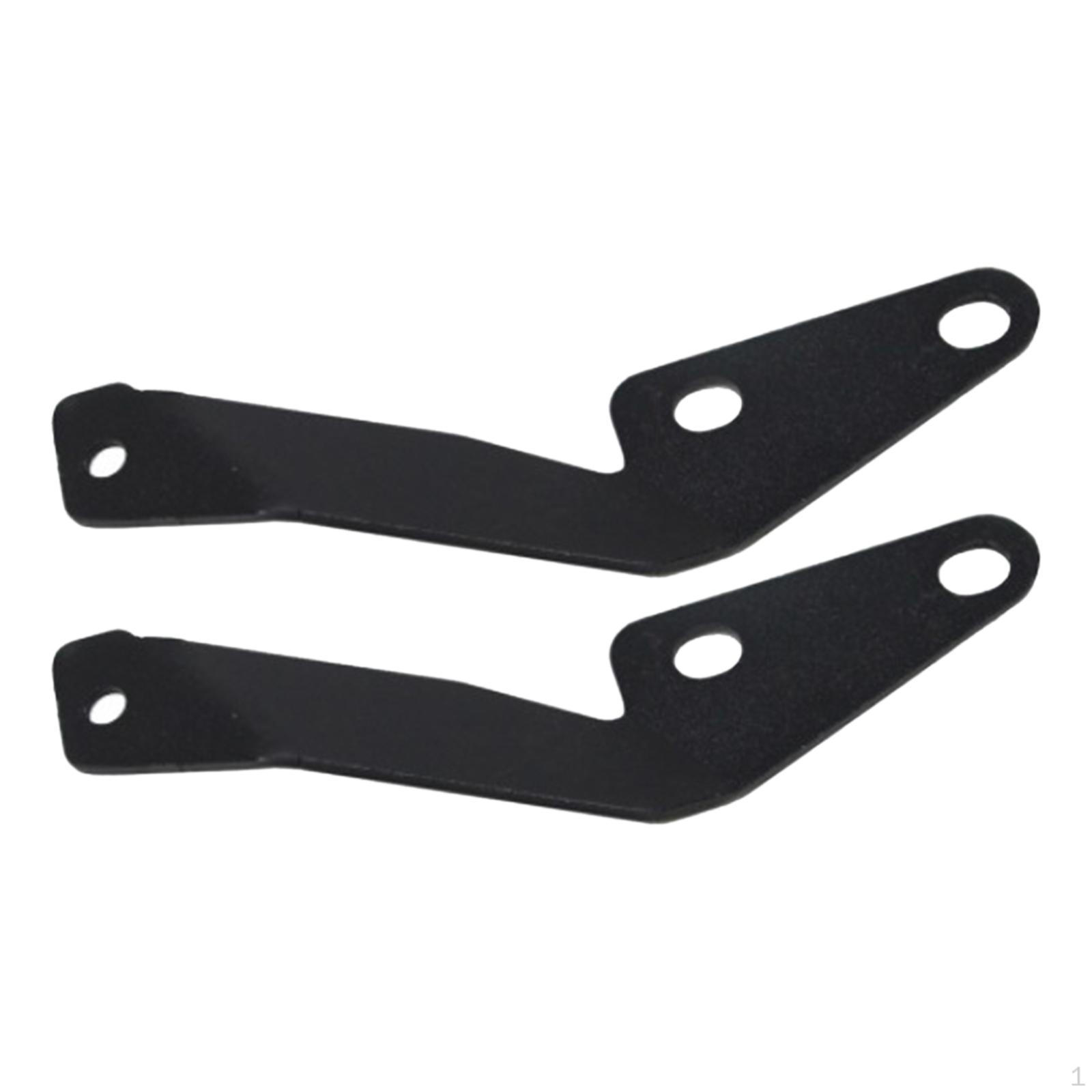 

2 Pieces A Pillar Fog Light Ditch Bracket Mount Stainless Steel for