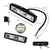 Light 12V / 24V Automobile And Motorcycle Work Light I-shaped 16led48w Off-road Vehicle Spotlight Engineering Light Maintenance