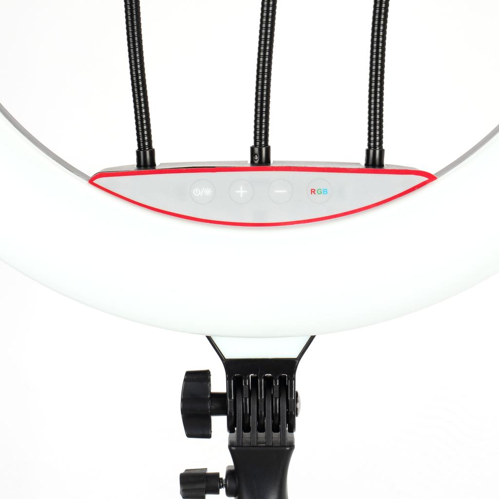 Lampa Pierścieniowa Lumo Led Rgb Ring Do Filmów Zdjęć Makijażu