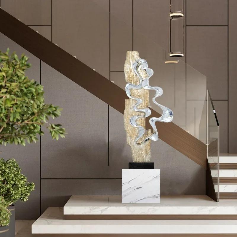 Creative Luxury Sculptures Resin Modern Statues Aesthetic Groot Creative Art Large Ornaments Decorative Statues Hotel Decoration