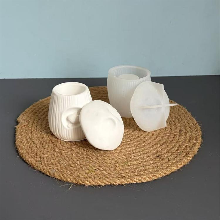 Premium Silicone Craft Mold with Intricate Mushroom Pattern For Handmade Enthusiasts Flower Pot Mould