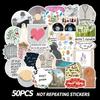 50PCS Taylor Swift Folklore Stickers, Folklore Quote Stickers Pack, Evermore Vinyl Sticker for