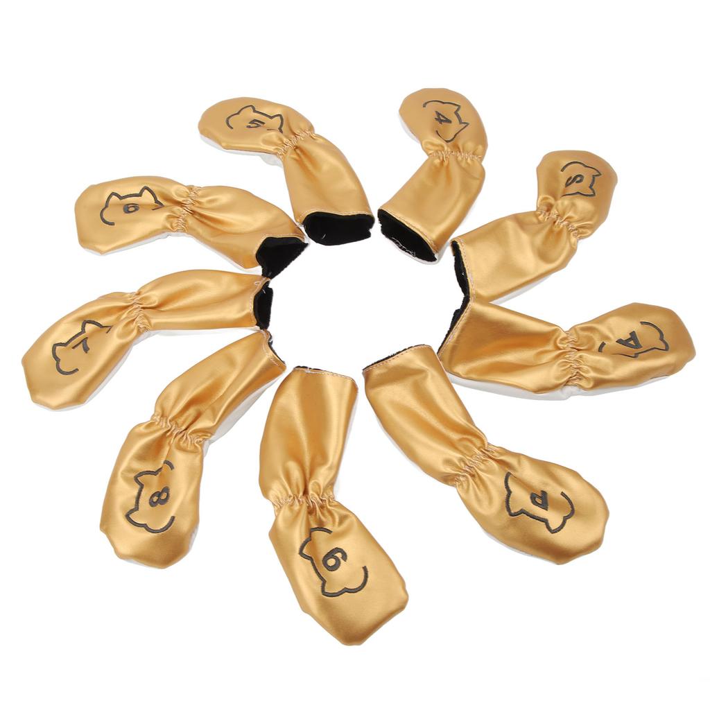 9PCS     Hd Cover PU Waterproof Double Sided Embroidery Protective   Hd Cover for Training