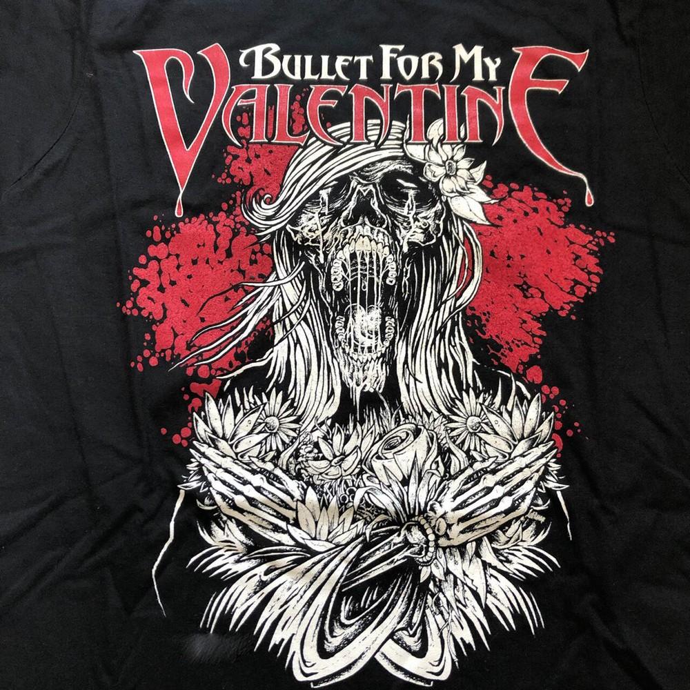 Bullet For My Valentine Cotton Black Full Size Men Women Shirt Unisex T-Shirt XL