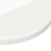 High Gloss White Table Top Ø 30 x 1.5 cm Wood Based Material