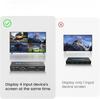 HDTV Multi Viewer 4 Input 1 Output Splitter Supporting 4K 30Hz Resolution and Seamless Switching for Meeting