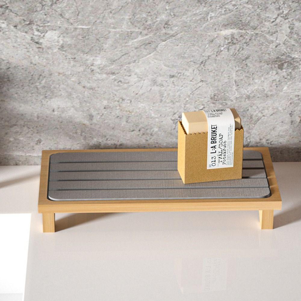 Anti-slip Instant Dry Sink Organizer Water Absorbent Drain Kitchen Sponge Holder Sturdy Space Saving Bathroom Sink Rack