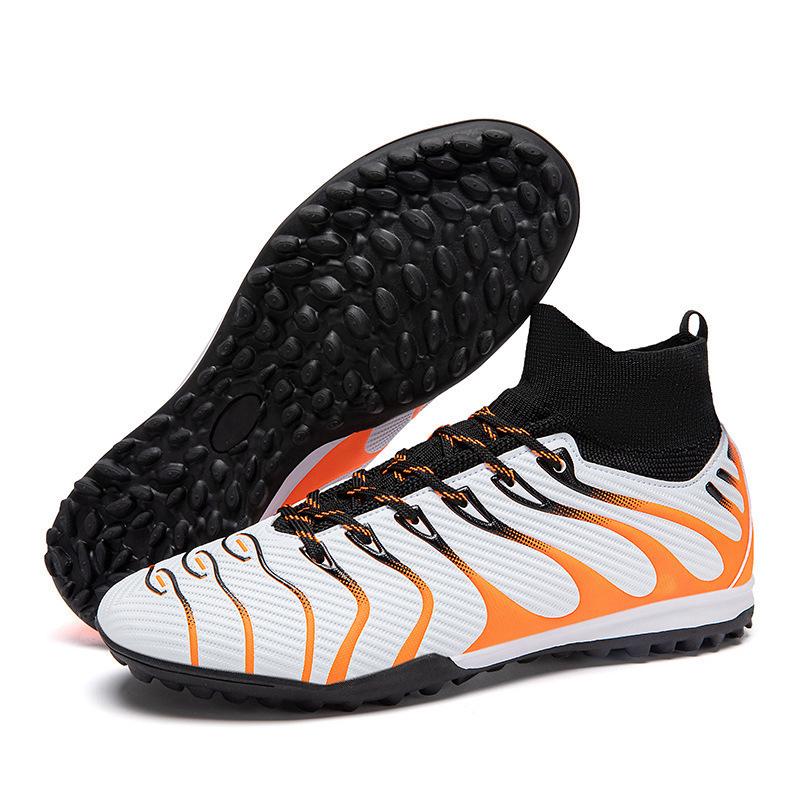 Men's High-Top AG Studs Football Shoes for Artificial Turf - Student Training & Competition Sneakers