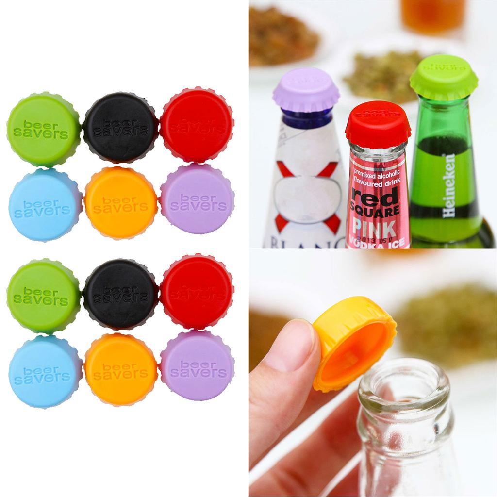 Silicone Wine Bottle Caps Reusable Silicone Stopper Caps Silicone Material Bottle Seals Wine Seals for Beverage Wine