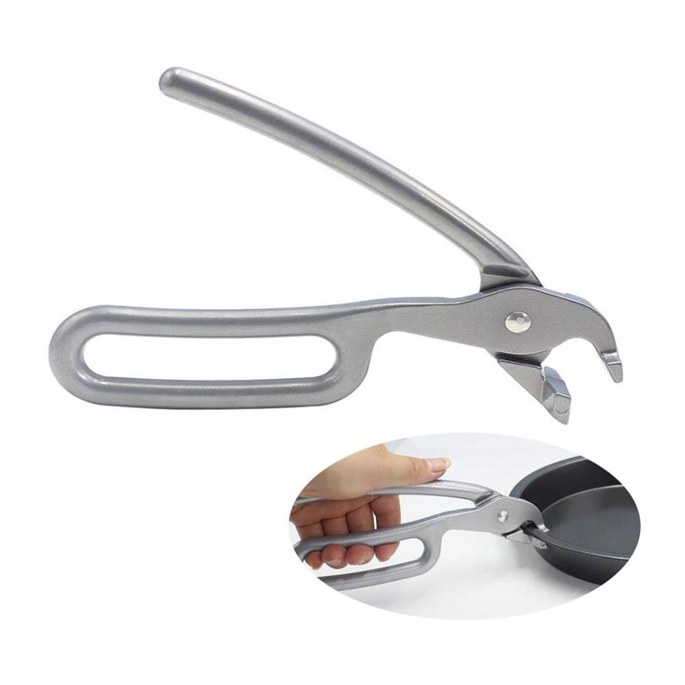 Aluminum Alloy Pan Tongs Heavy Duty Baking Tongs Universal Pizza Pan Gripper  Cooking