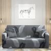 Bedruckter Sofabezug Stretch Couchbezüge Spandex Loveseat Überwürfe für Zuhause Wohnzimmer 1/2/3/4 Sitzer Sessel Schutz