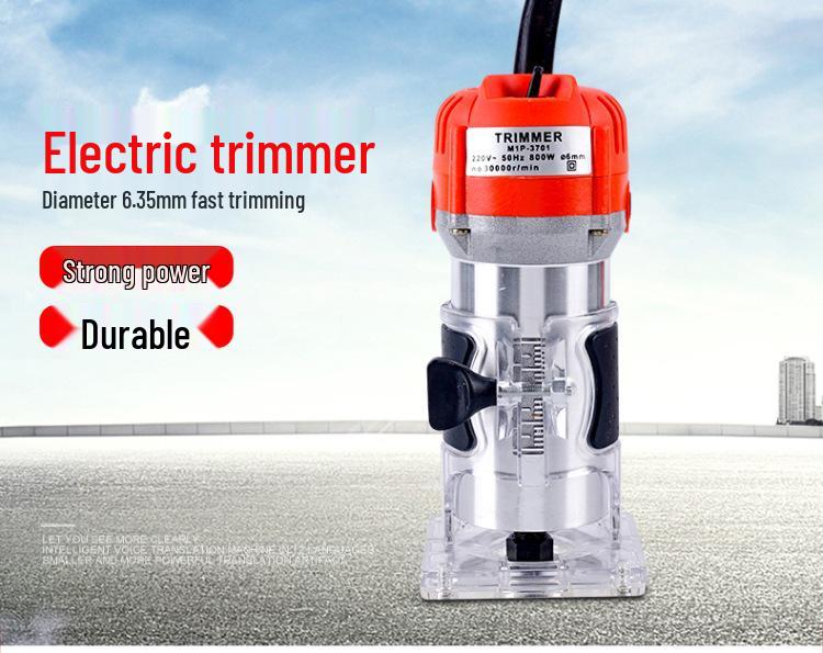 Wielofunkcyjna Frezarka do Drewna: Elektryczny Grawer do Drewna i Narzędzie do Wycinania Rowków (220 V / 110 V)