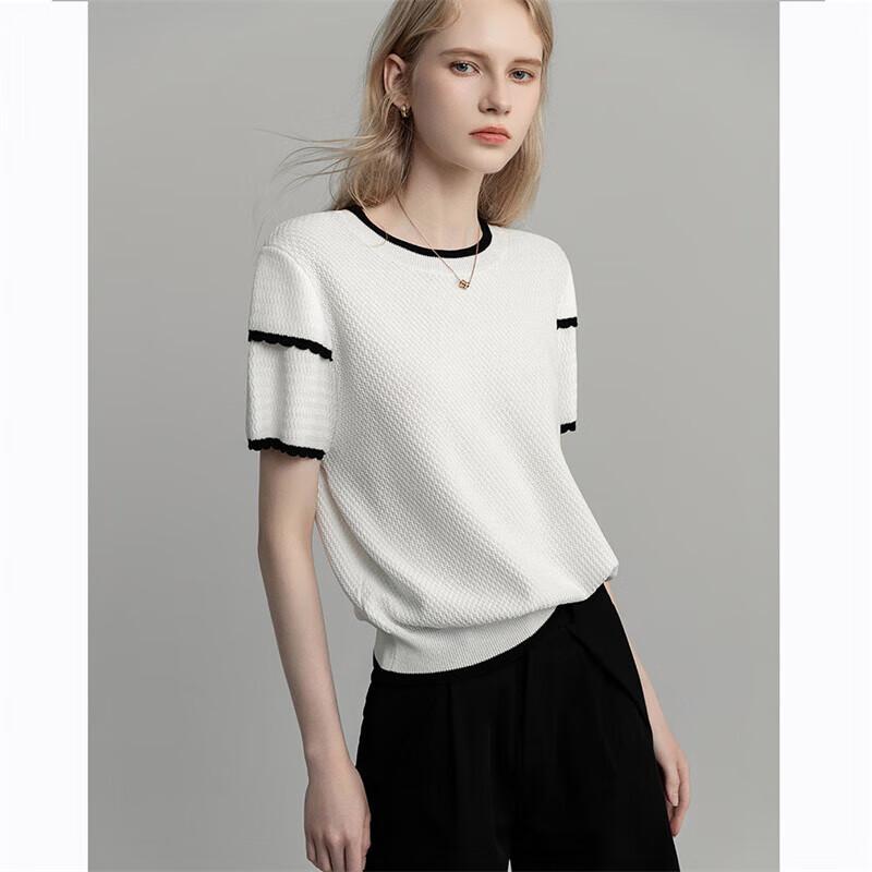 DME Women's Ultra Soft Ice Silk Knitted Top