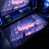 Süßes Katzen-Mauspad Großes Computer-Gamer-Tischpad XXL Gummi-Gaming-Tastatur-Mauspad Buntes Wolken-Schreibtischpad Büroaccessoires