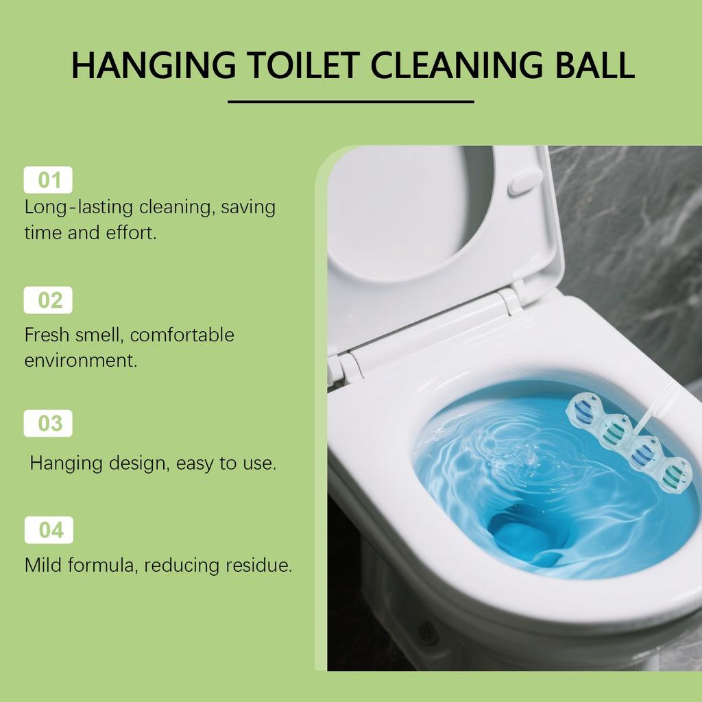 Hanging Toilet Cleaning Ball; Toilet Cleaning Ball; Hanging Cleaning Ball