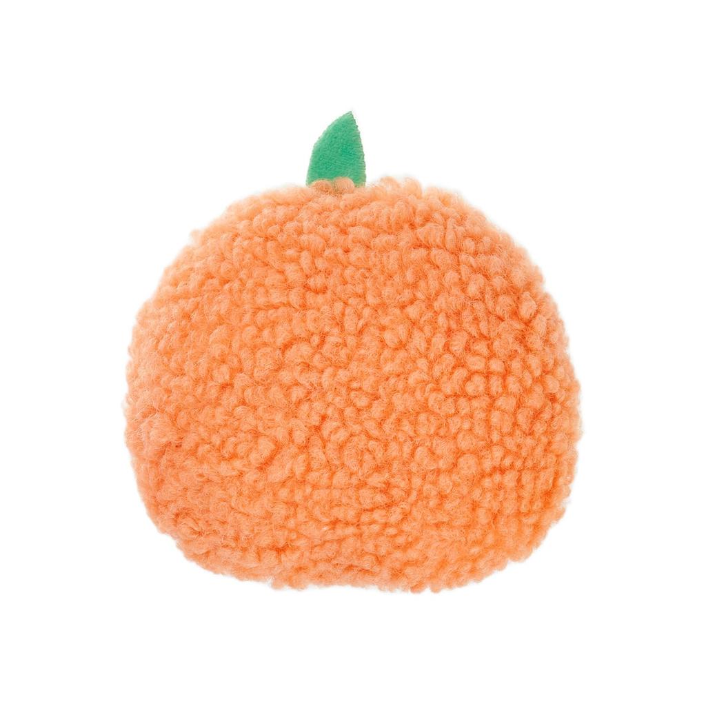 Mofu Plush Toy with Fruit (Orange) [Safe for Cats] Catnip Plush Toy, Stress Relief, Exercise Relief for Indoor Cats, Solitary Play, Body Pillow, Food
