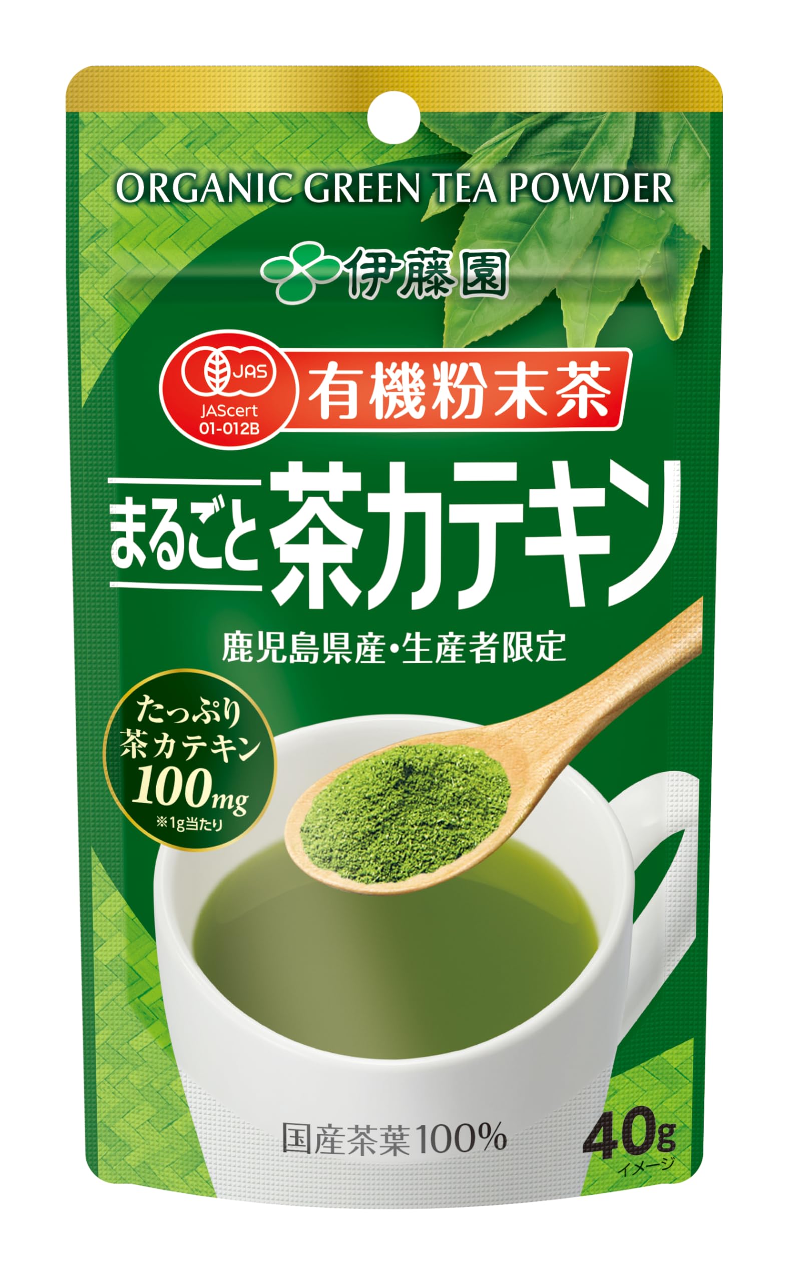 Itoen Organic Whole Tea Catechin Powder 40g