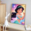Disney Diamond Painting Kit Full Diamond Round Jasmine Home Decor Craft GiftPerfect For Magical Nights